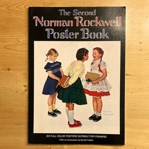 Vintage Norman Rockwell Second Poster Book 20 COLOR POSTERS SUITABLE FOR FRAMING